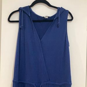 Venus Blue Jumpsuit with hood